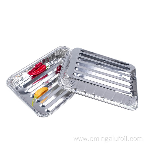 BBQ aluminum foil grill pan